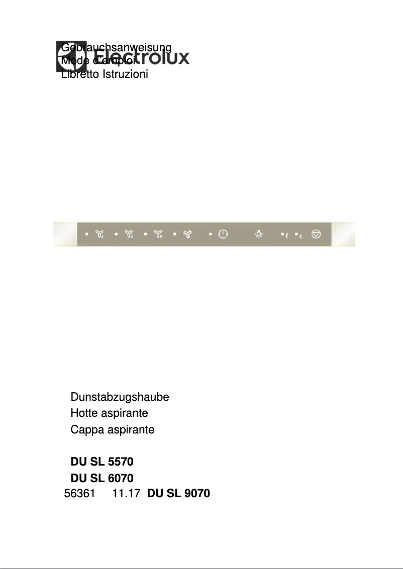 Page n°1 - Manuel utilisateur Electrolux DUSL9070CN