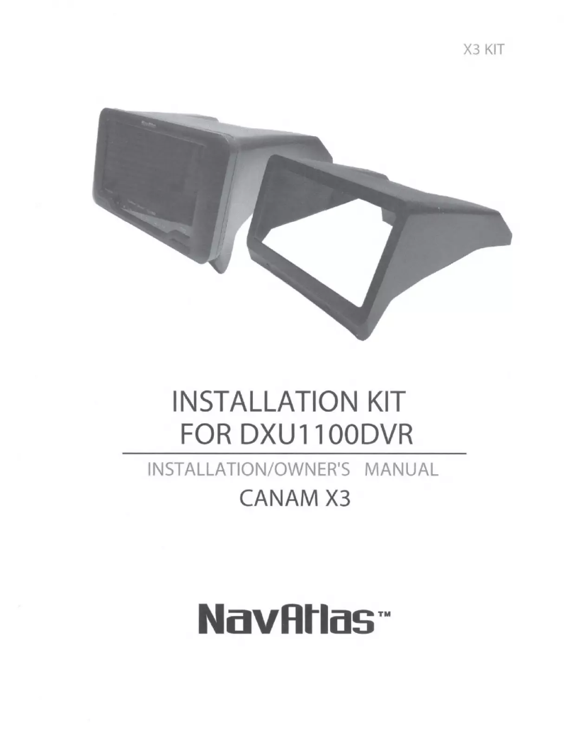 Image de la première page du manuel de l'appareil CanAm X3