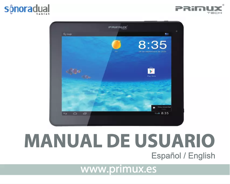 Page n°1 - Manuel utilisateur Primux Sonora Dual