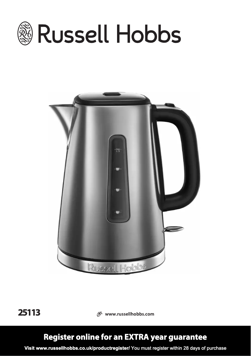 Page n°1 - Manuel utilisateur Russell Hobbs Eclipse 25113