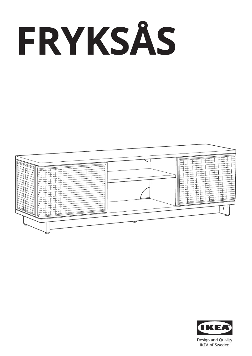 Image de la première page du manuel de l'appareil FRYKSÅS 405.741.00