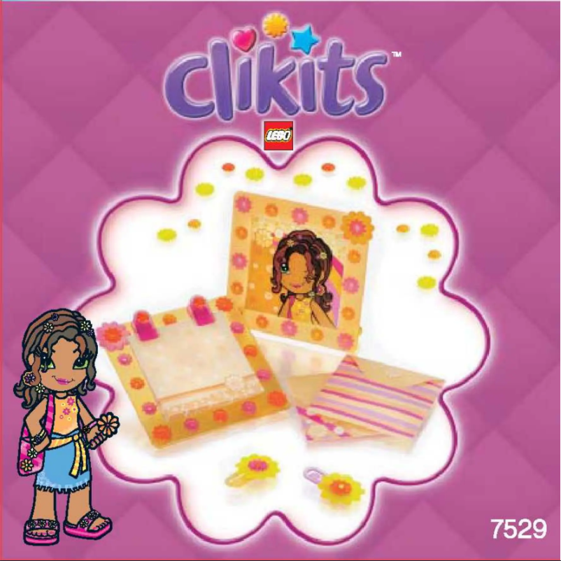 Page n°1 - Manuel utilisateur Lego Clikits 7529