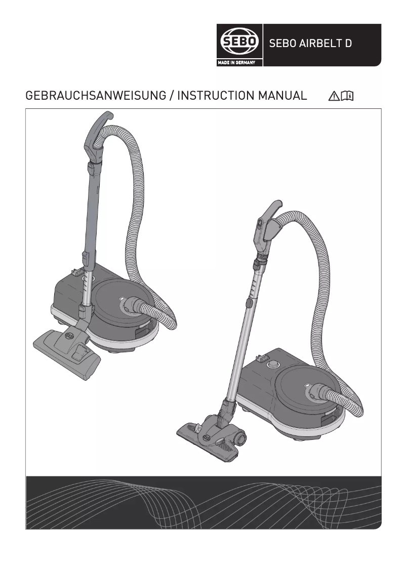 Image de la première page du manuel de l'appareil Airbelt D4 PET