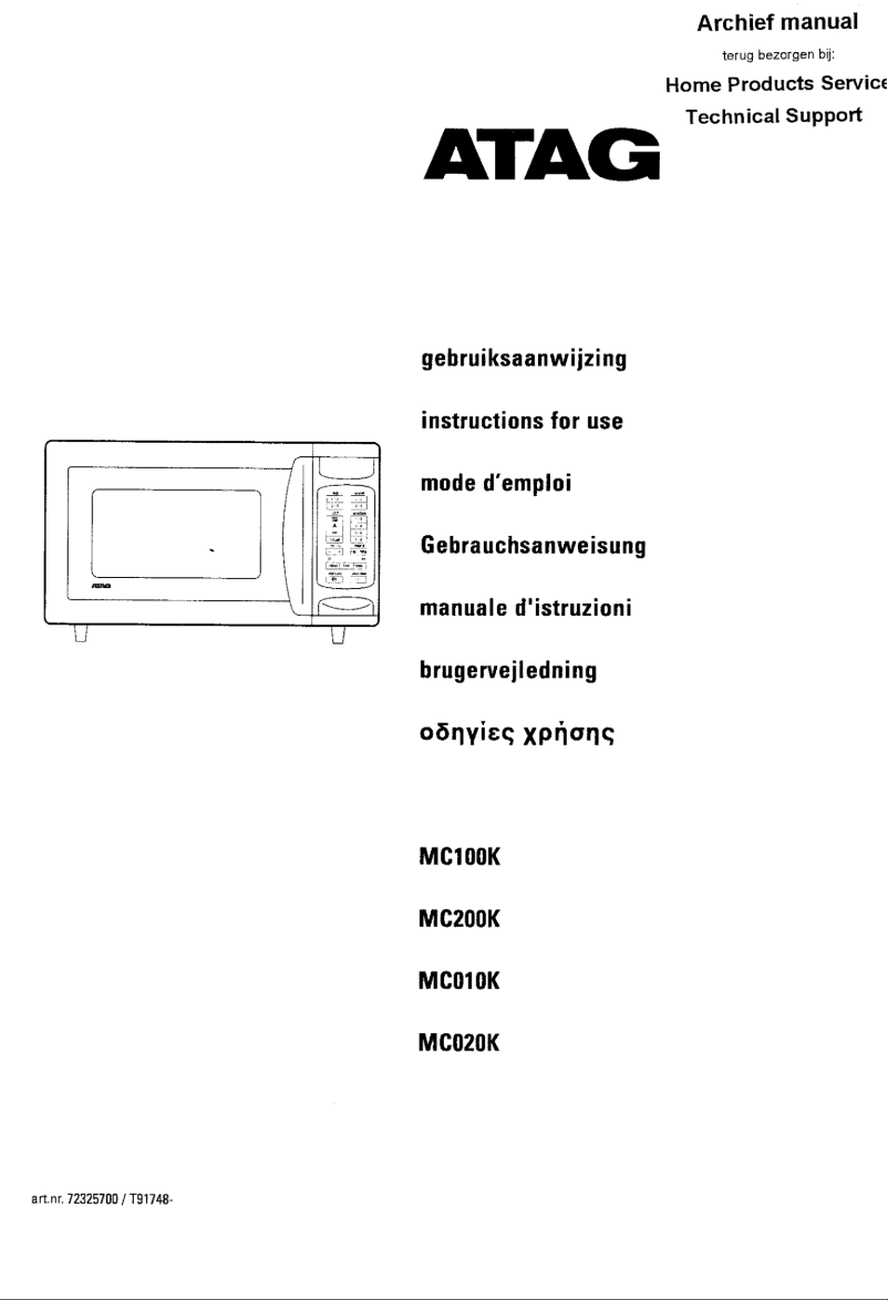 Image de la première page du manuel de l'appareil MA311B