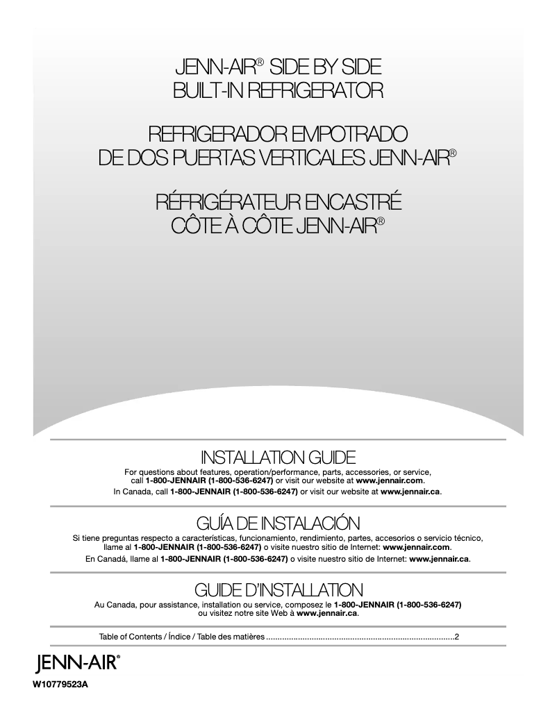 Image de la première page du manuel de l'appareil JS42NXFXDE