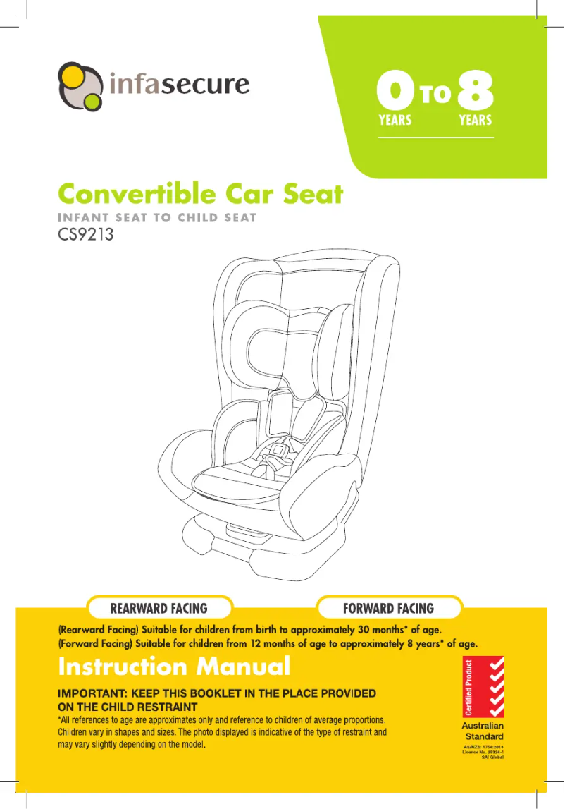 Página 1 del manual Manual de usuario InfaSecure Grandeur Go