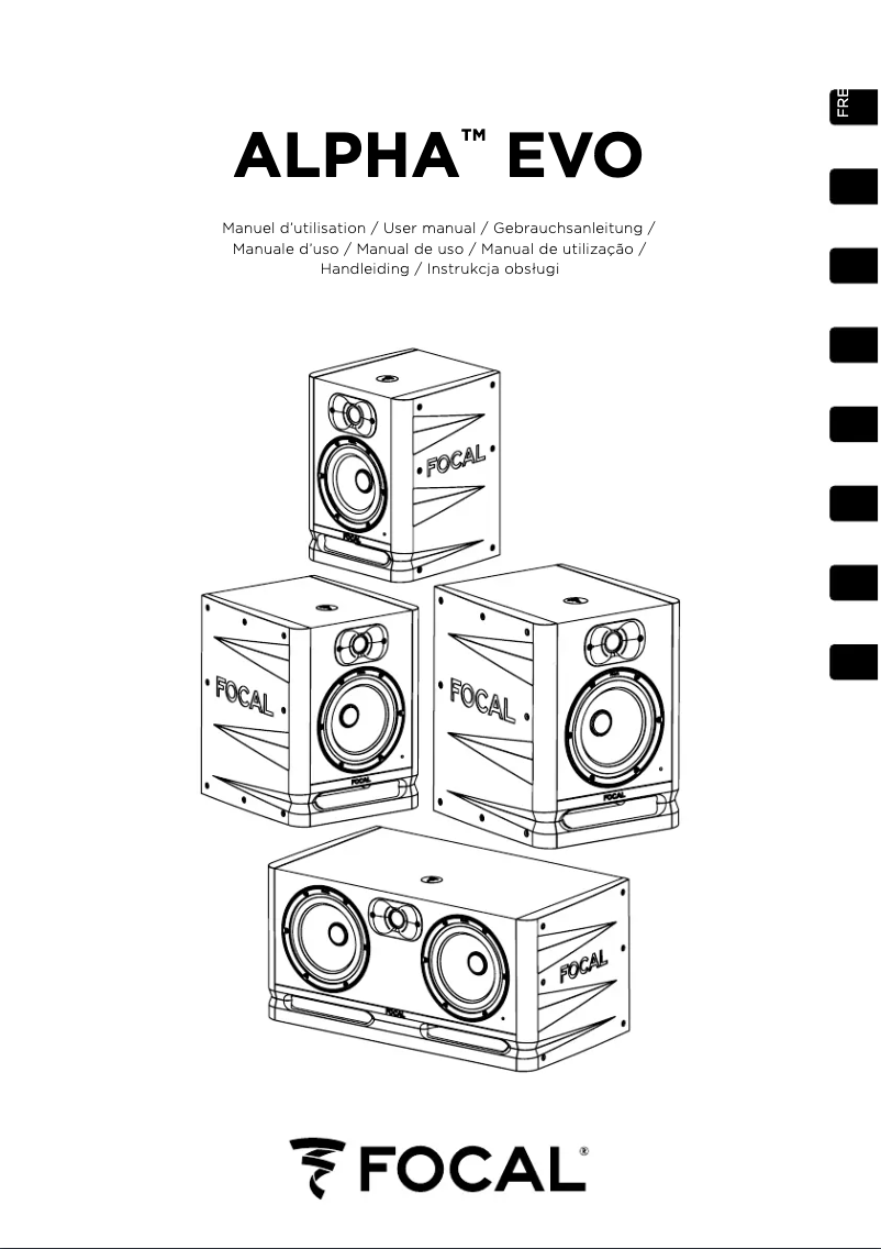 Image de la première page du manuel de l'appareil Alpha 80 Evo