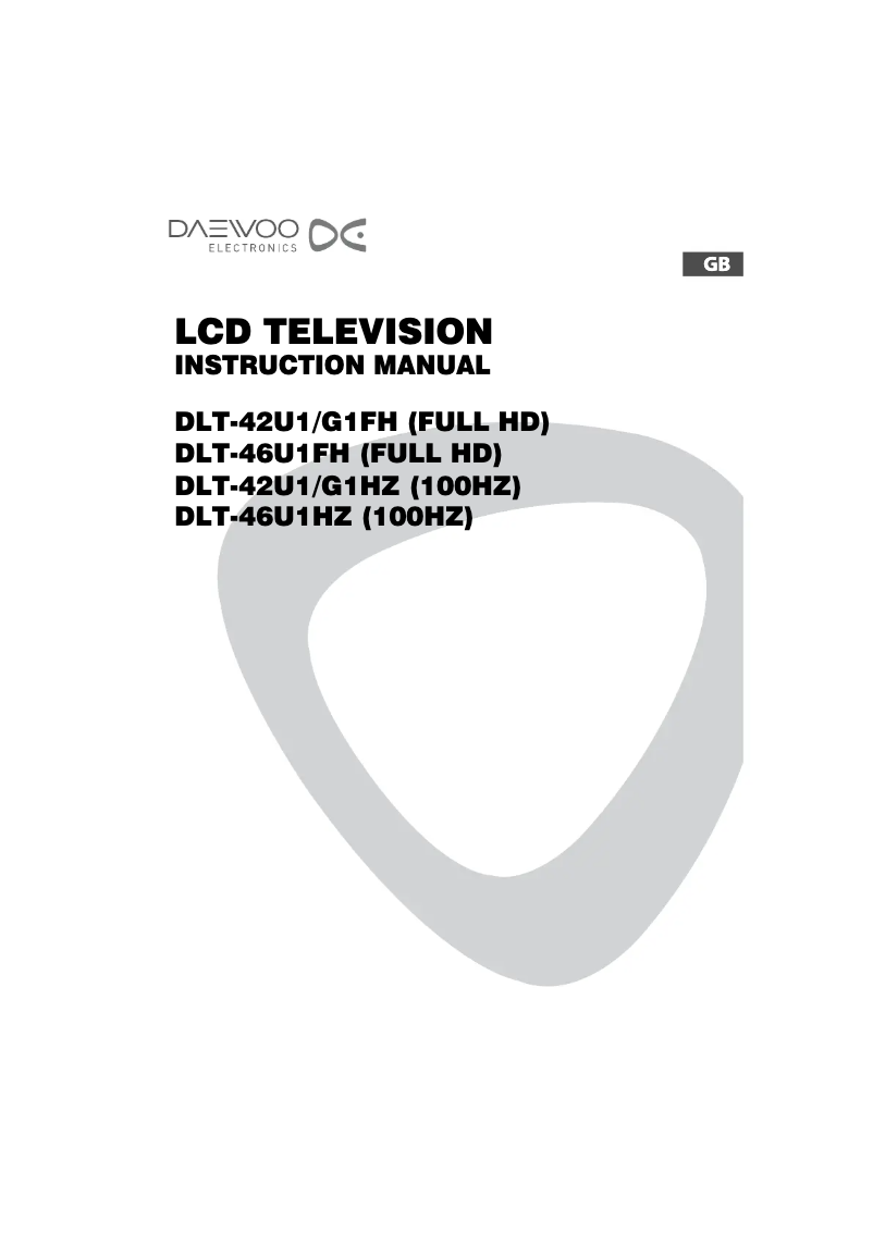 Image de la première page du manuel de l'appareil DLT-42G1HZ