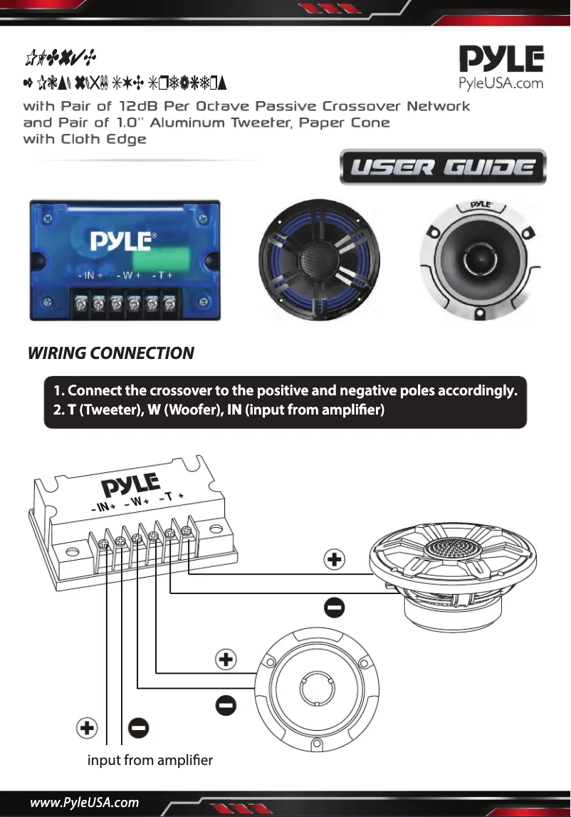 Page 1 de la notice Manuel utilisateur Pyle PLD64C