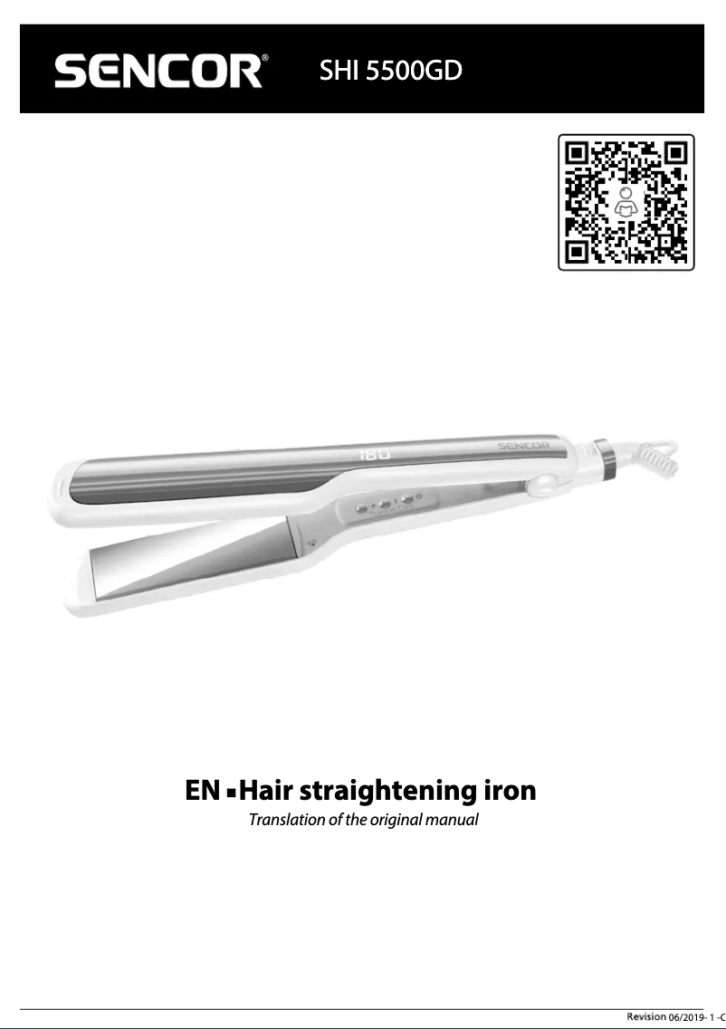 Image de la première page du manuel de l'appareil SHI 5500GD