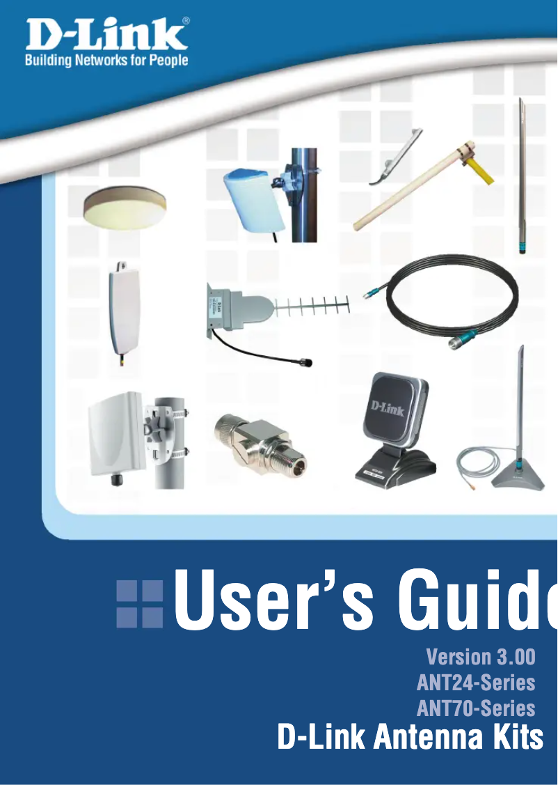 Image de la première page du manuel de l'appareil ANT24-0501