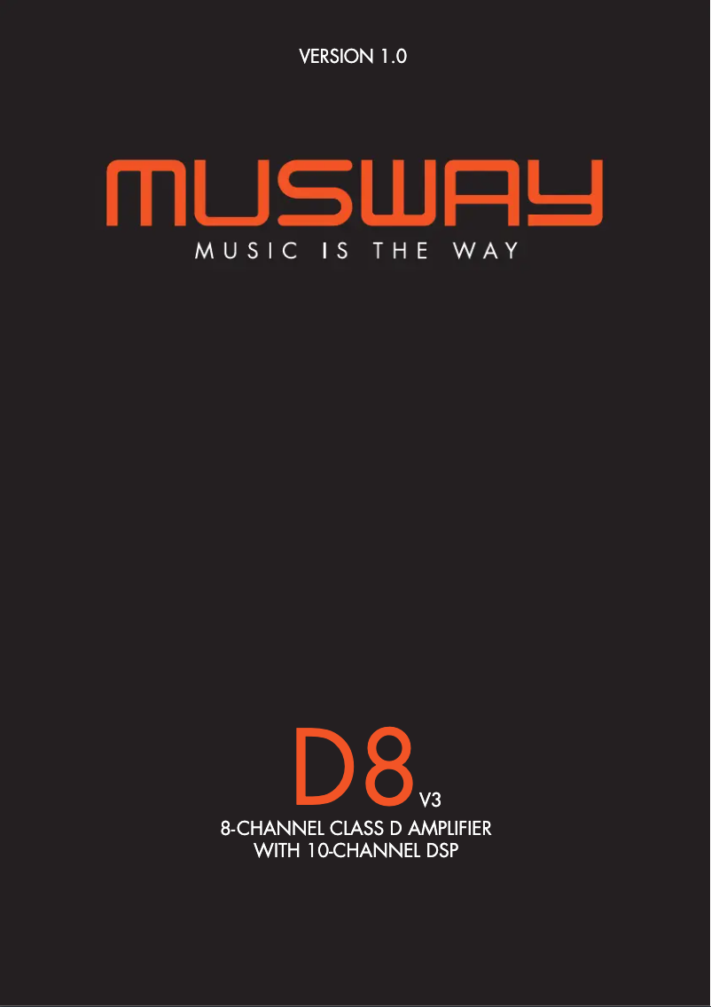 Página 1 del manual Manual de usuario Musway D8