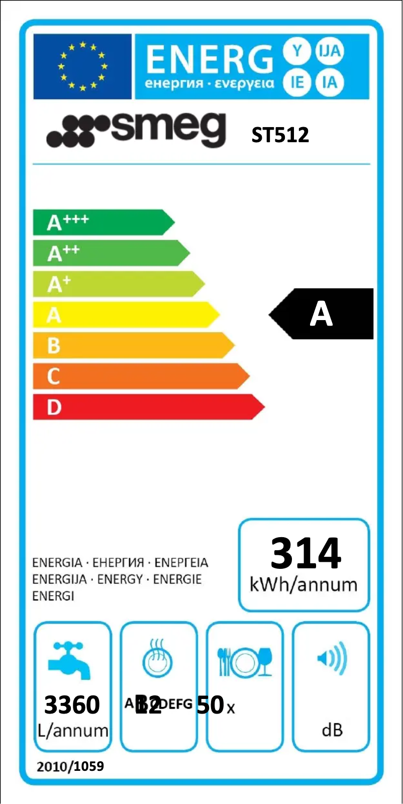 Página 1 del manual Manual de usuario Smeg ST512