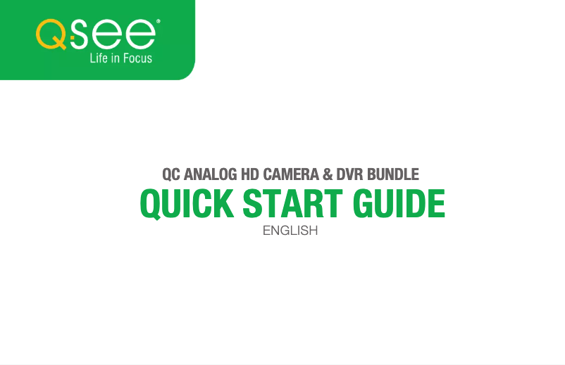 Image de la première page du manuel de l'appareil QCA8081B