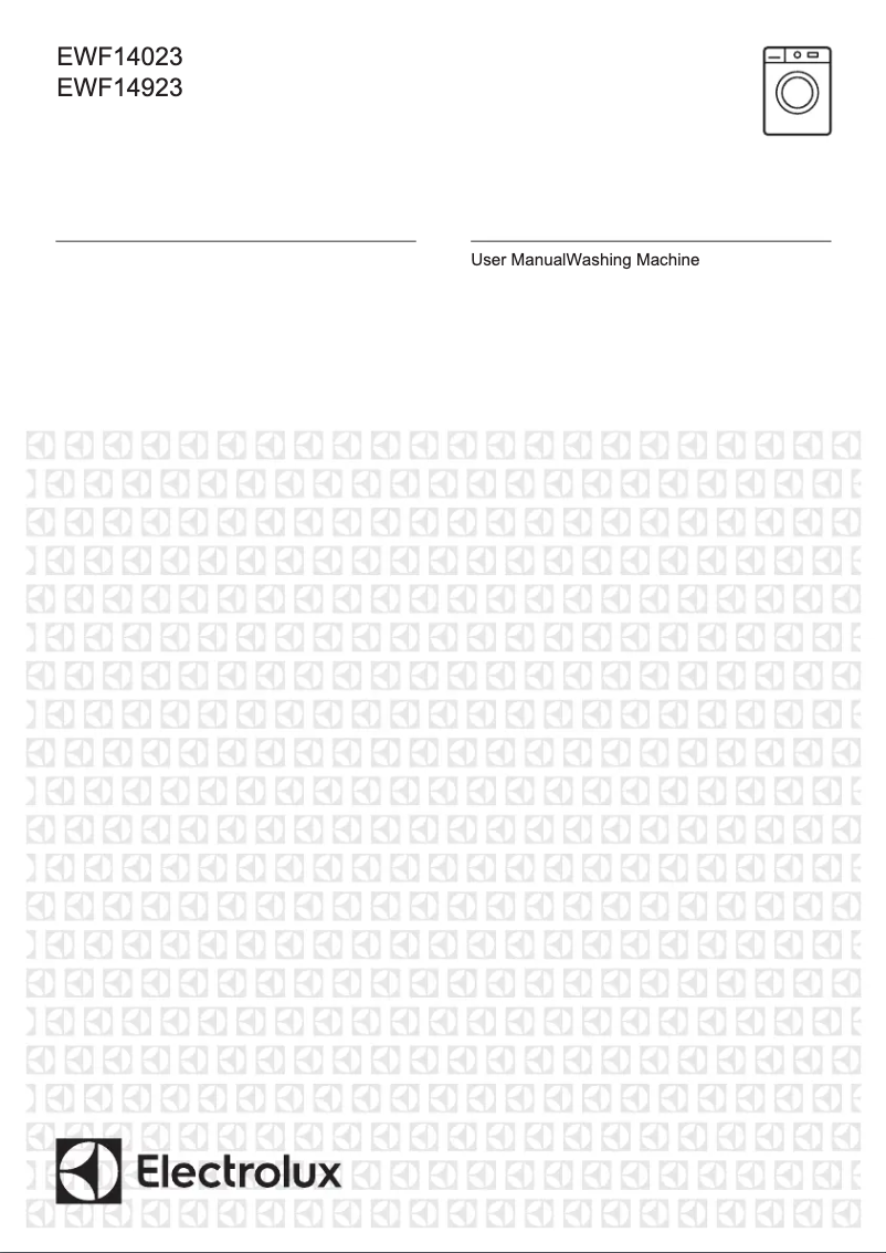Page n°1 - Manuel utilisateur Electrolux EWF14023