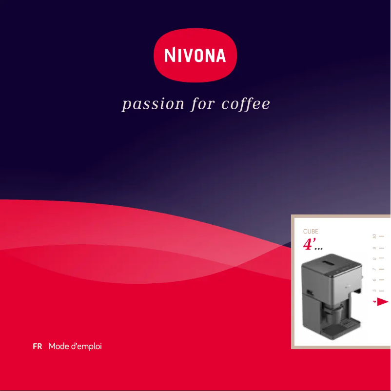 Página 1 del manual Manual de usuario Nivona CUBE 4106