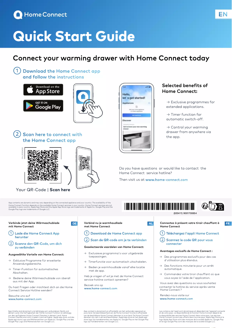 Page 1 de la notice Manuel utilisateur Neff N39HA11Y1