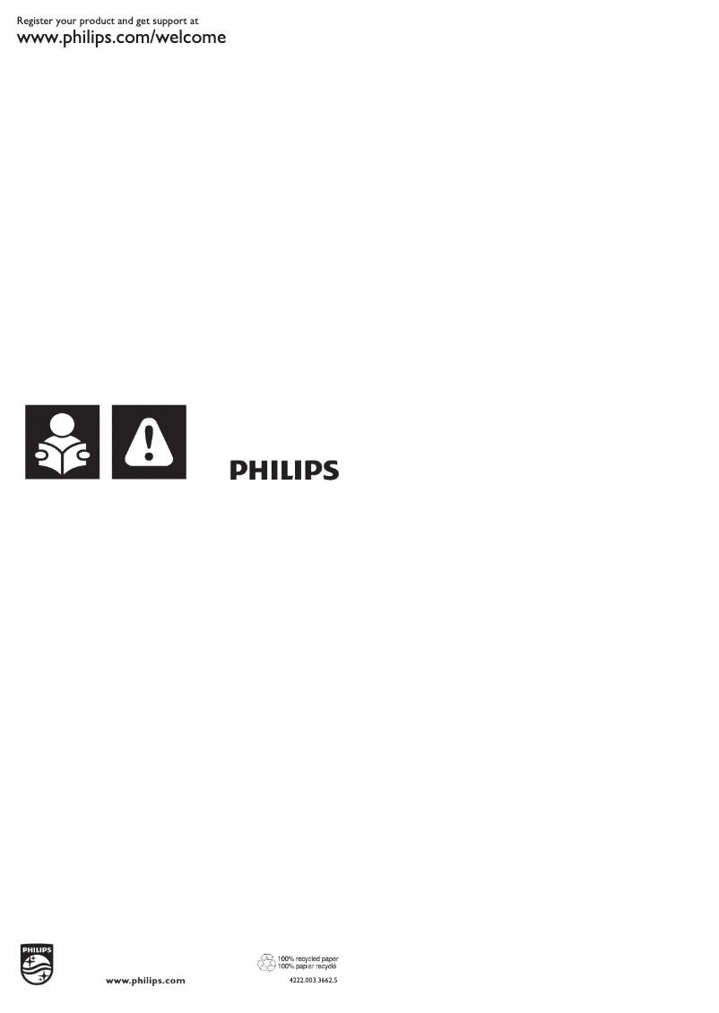 Page 1 de la notice Manuel utilisateur Philips EasySpeed FC5226