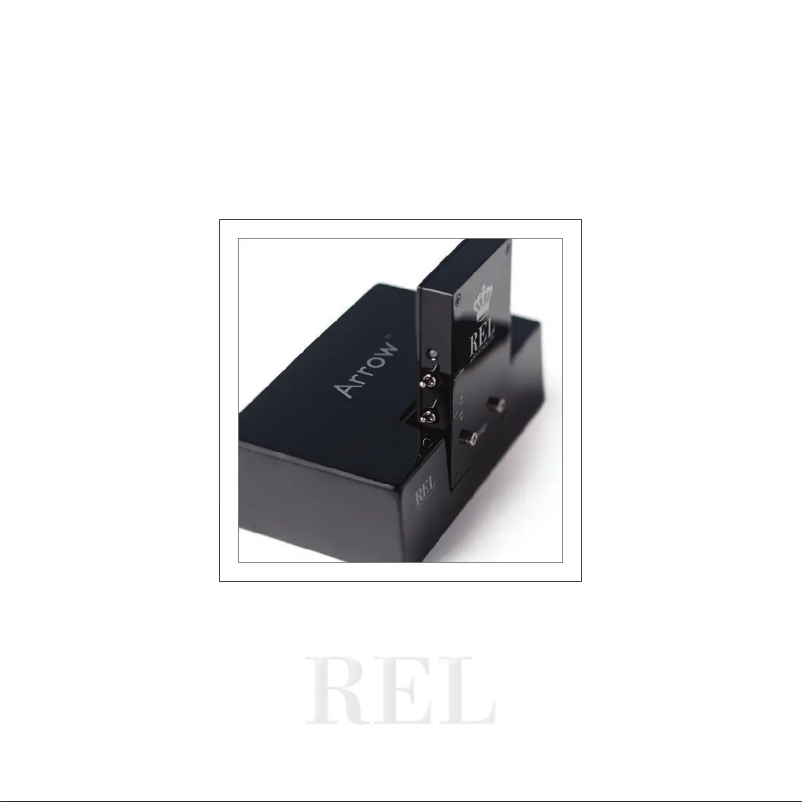 Page n°1 - Manuel utilisateur REL Acoustics Arrow Wireless