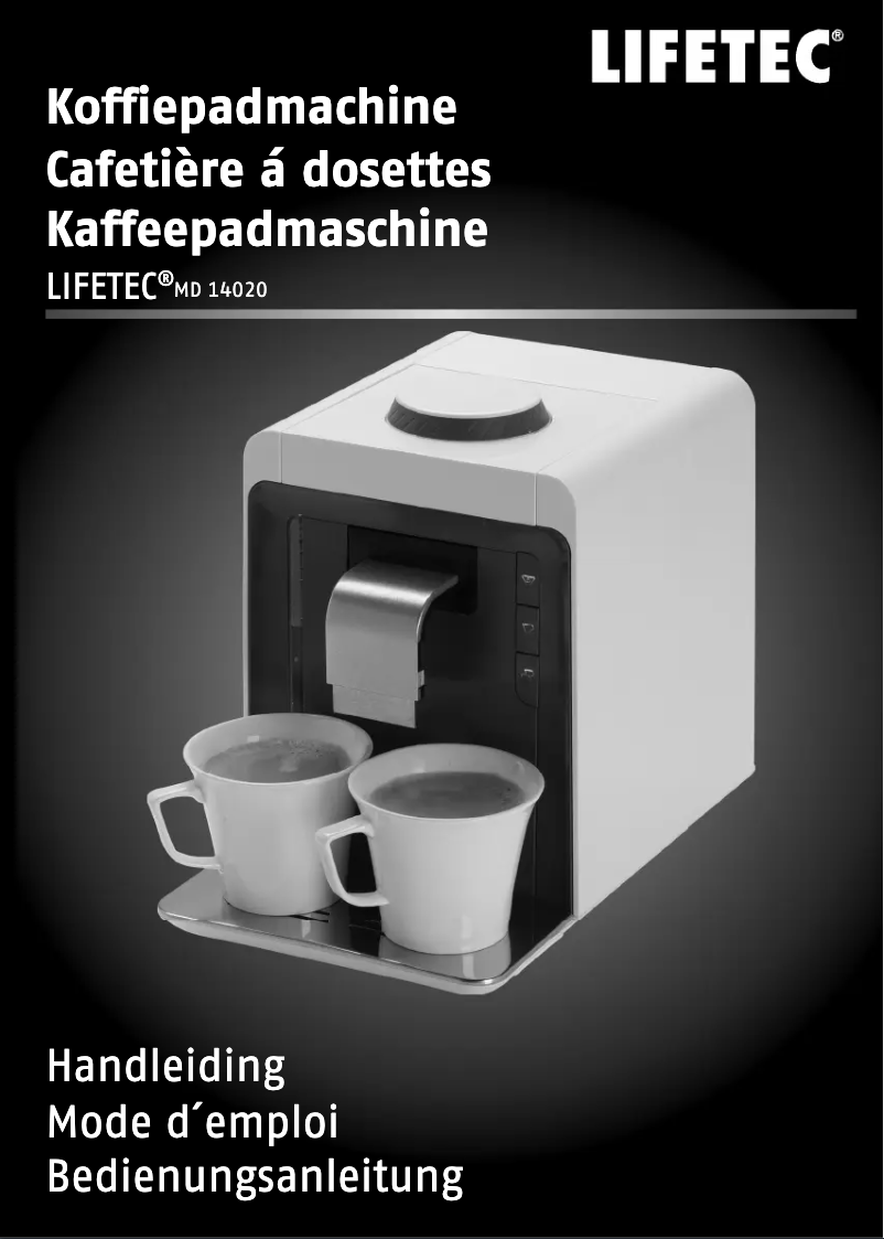 Image de la première page du manuel de l'appareil MD 14020