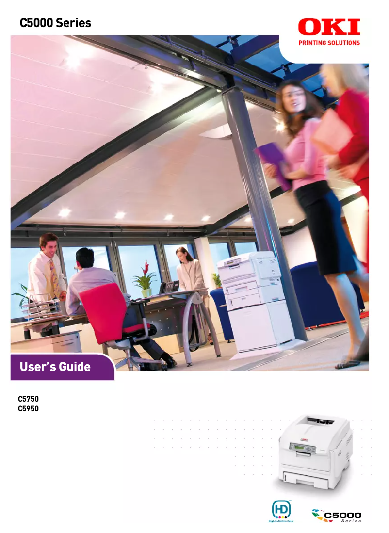 Page 1 de la notice Manuel utilisateur OKI C5950DN