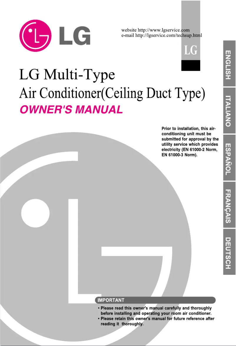 Página 1 del manual Manual de usuario LG MB18AHL