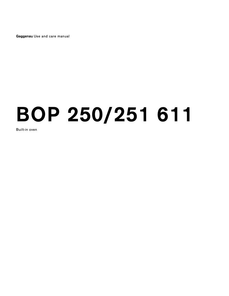 Imagen de la primera página del manual del dispositivo BOP250611