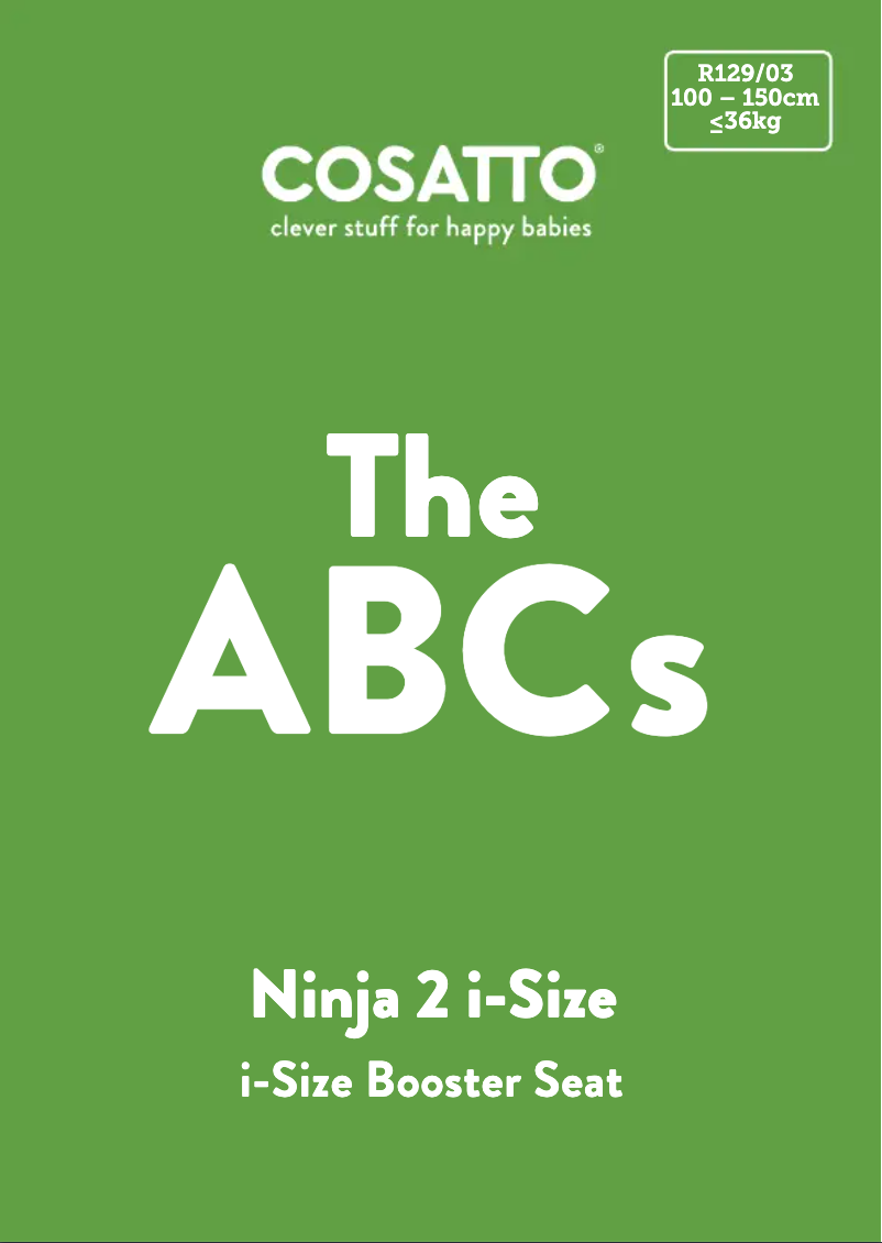 Imagen de la primera página del manual del dispositivo Ninja 2 i-Size