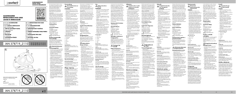 Image de la première page du manuel de l'appareil IAN 378719