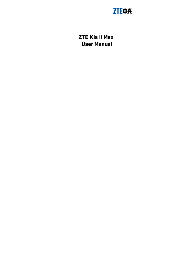 Image de la première page du manuel de l'appareil KIS II Max