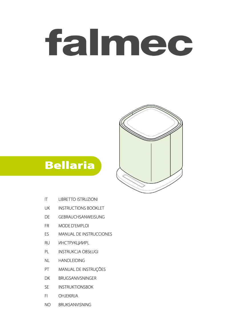 Image de la première page du manuel de l'appareil Bellaria