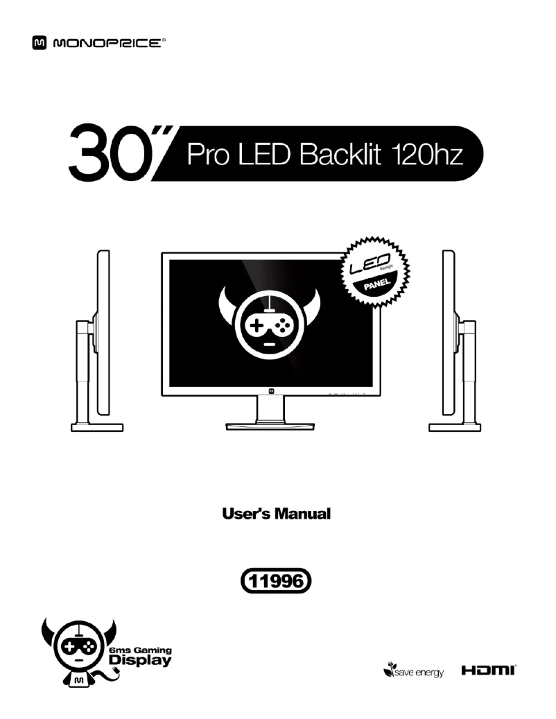 Página 1 del manual Manual de usuario Monoprice Select 11996