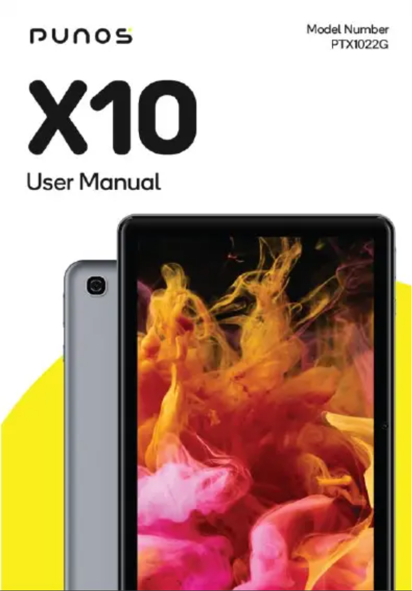 Image de la première page du manuel de l'appareil X10