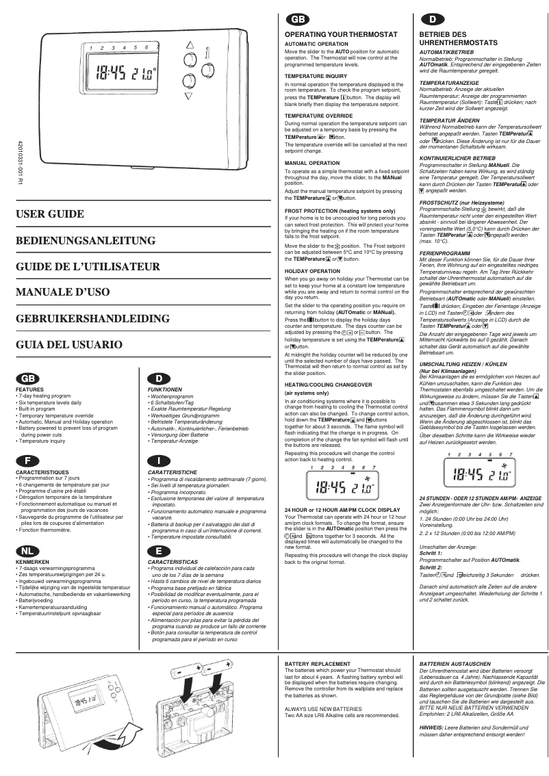 Image de la première page du manuel de l'appareil CM27i
