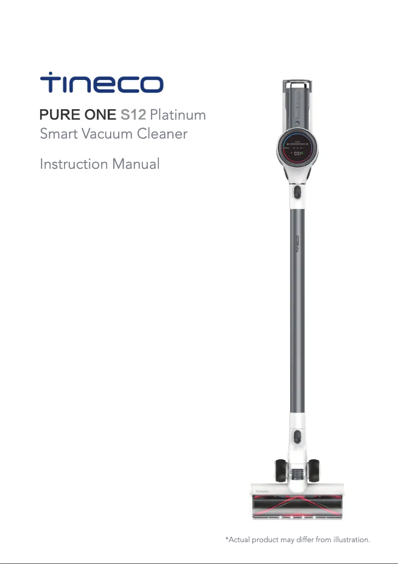 Page n°1 - Manuel utilisateur Tineco Pure One S12 Platinum