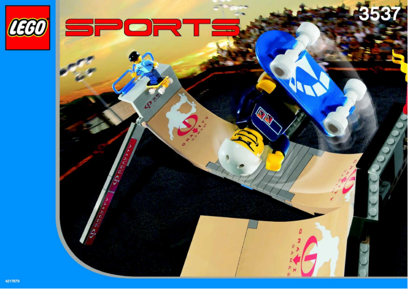 Image de la première page du manuel de l'appareil Skateboard Vert Park Challenge