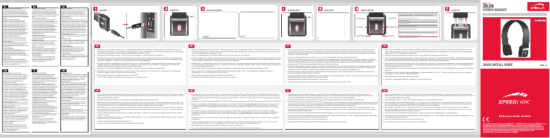 Page n°1 - Manuel utilisateur Speed-Link Zelos SL-8760-SBK