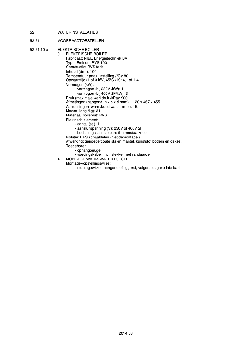 Image de la première page du manuel de l'appareil Eminent 35 R