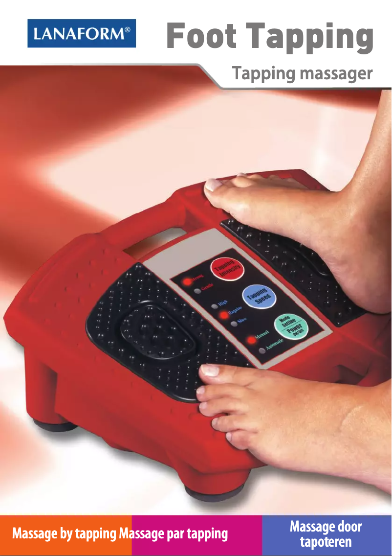 Page n°1 - Manuel utilisateur Lanaform Foot Tapping