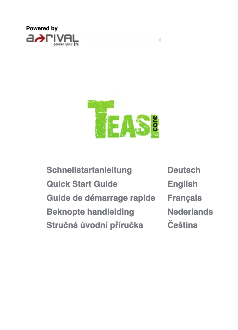 Page n°1 - Manuel utilisateur A-Rival Teasi Core
