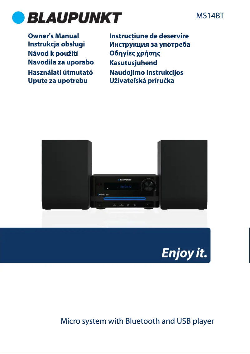 Página 1 del manual Manual de usuario Blaupunkt MS14BT