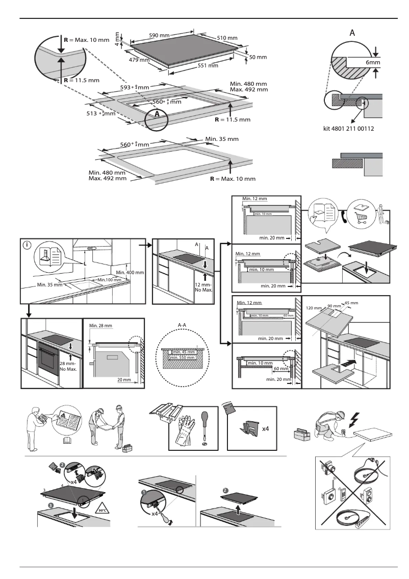 Page 1 de la notice Manuel d'utilisation et d'entretien Indesit IB 88B60 NE