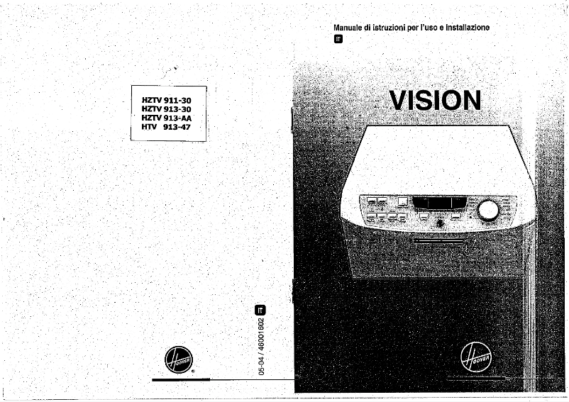 Imagen de la primera página del manual del dispositivo Vision HZTV 911