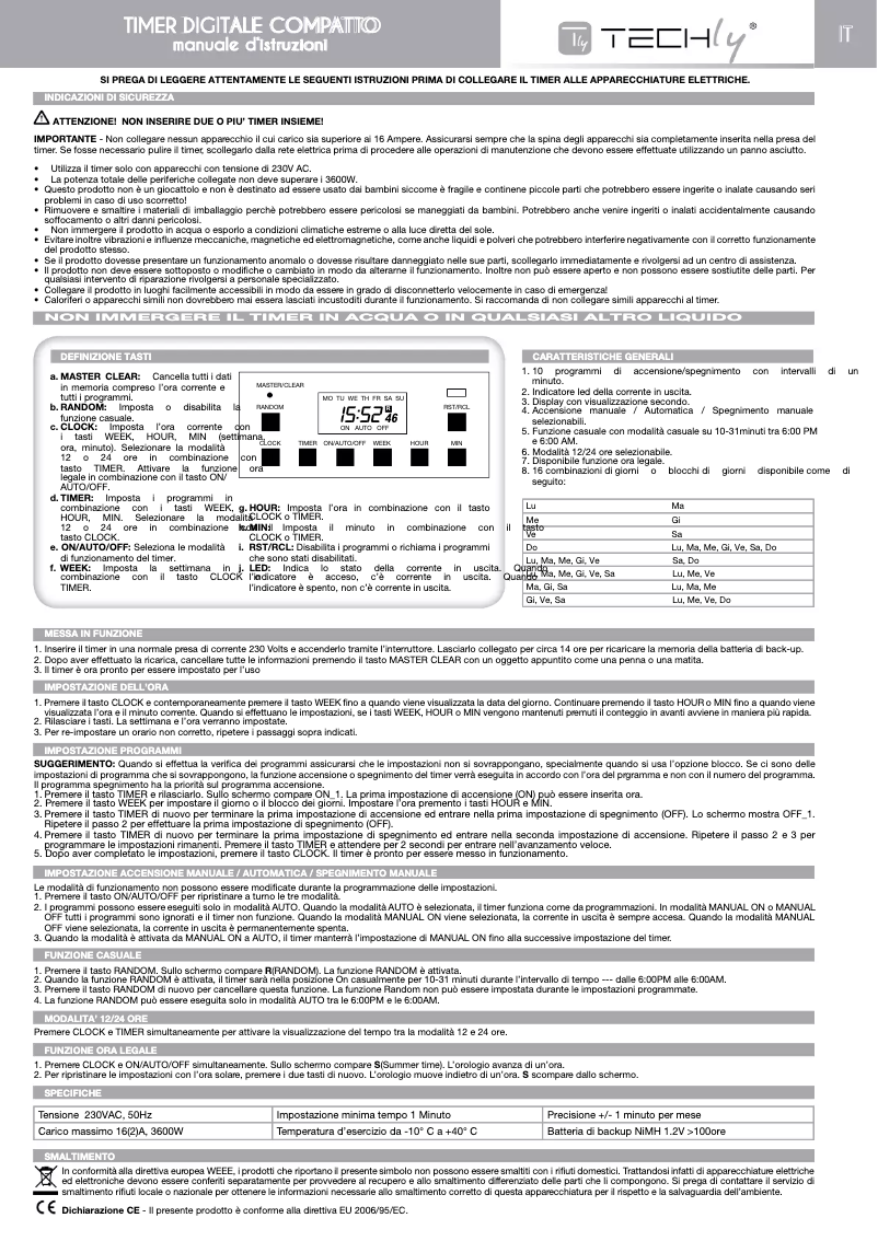 Image de la première page du manuel de l'appareil IWP-ADP-TM4