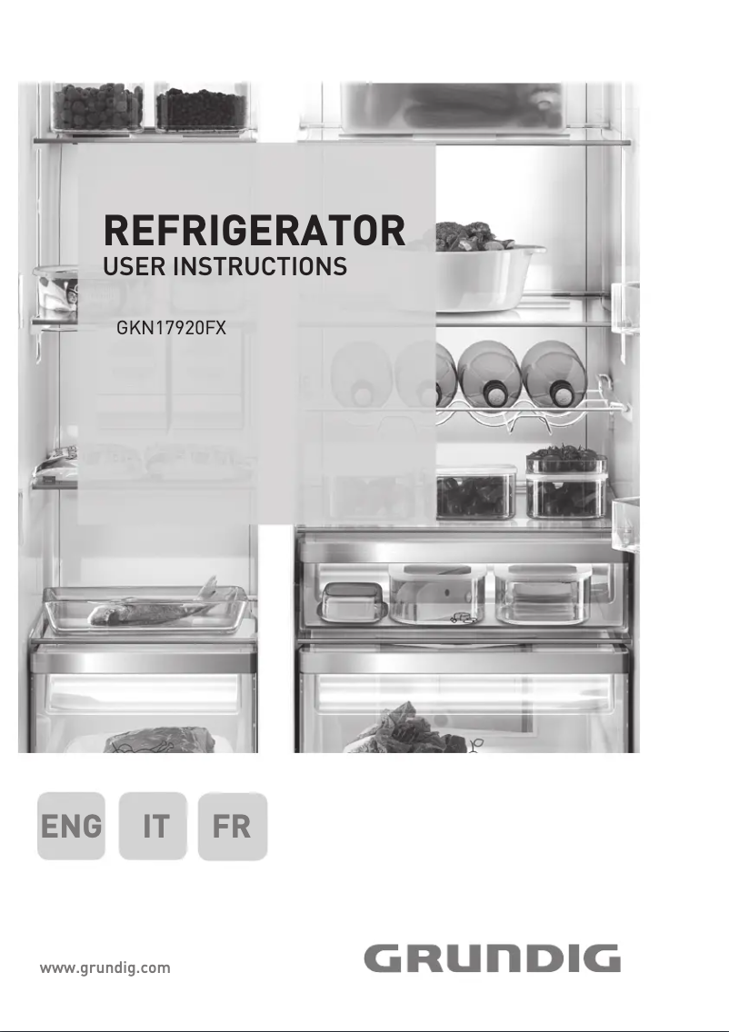 Image de la première page du manuel de l'appareil GKN 17920 FX