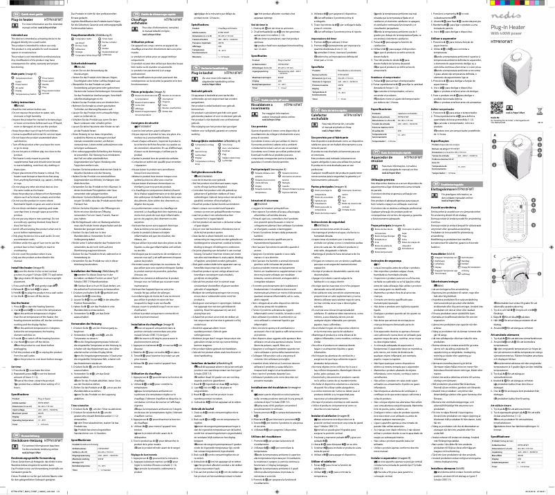 Page n°1 - Manuel utilisateur Nedis HTPN10FWT