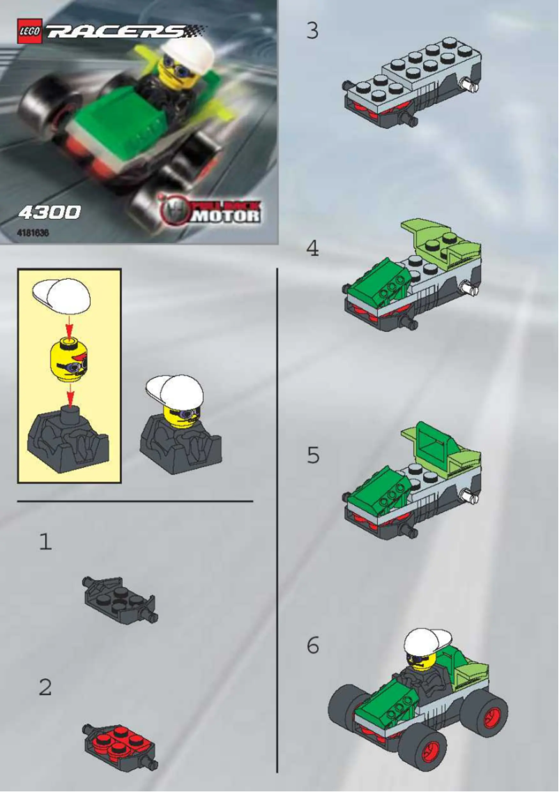 Page n°1 - Manuel utilisateur Lego Green LEGO® Car