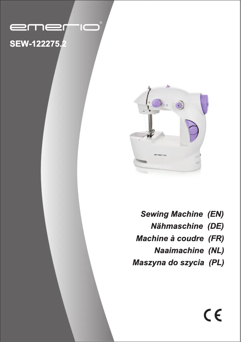 Image de la première page du manuel de l'appareil SEW-122275.2