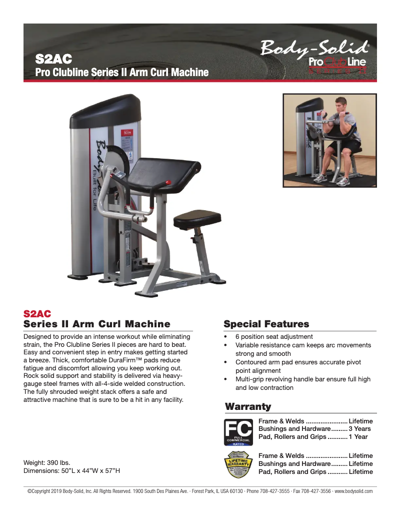 Image de la première page du manuel de l'appareil S2AC