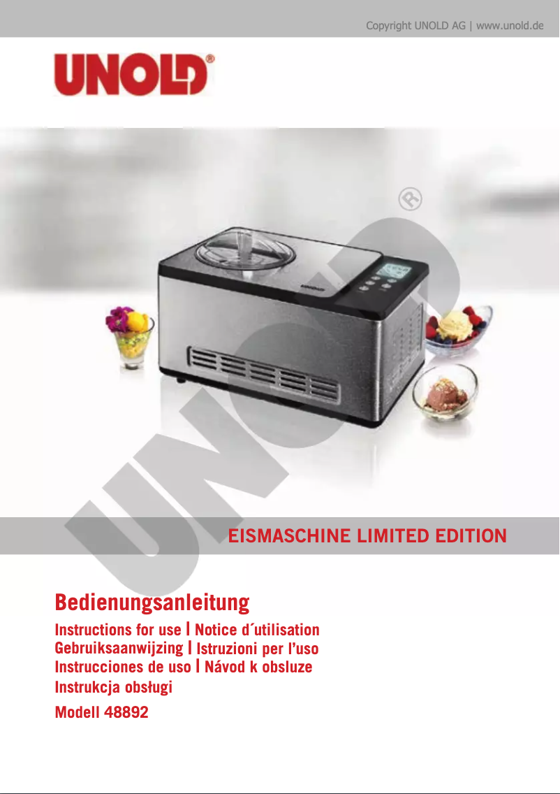 Image de la première page du manuel de l'appareil 48892